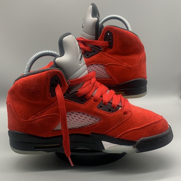 Air Jordan 5s Raging Bulls Size 6Y (7.5 Women) - Picture 2 of 9